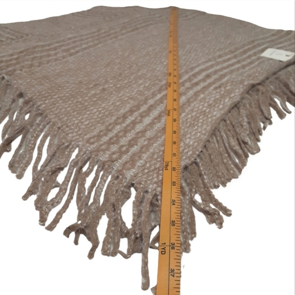 Poncho Sweater With Fringe - Picture 10 of 11